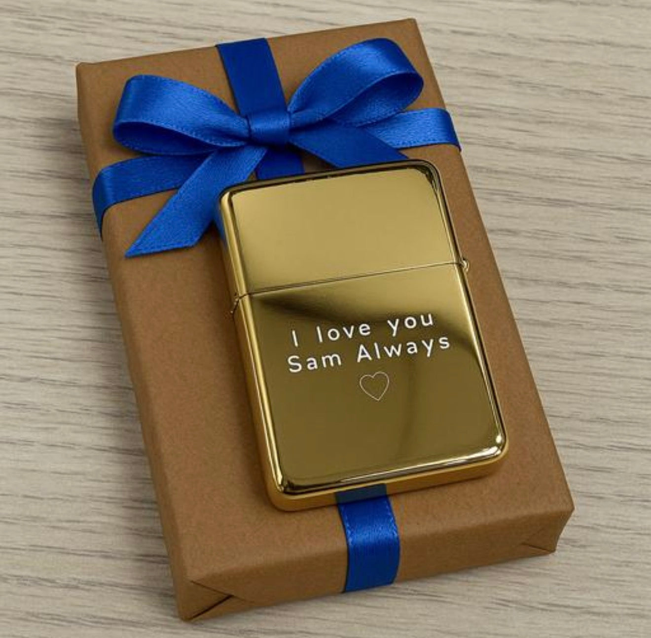 Personalized Engraved Metal Lighter | Custom Gift for him